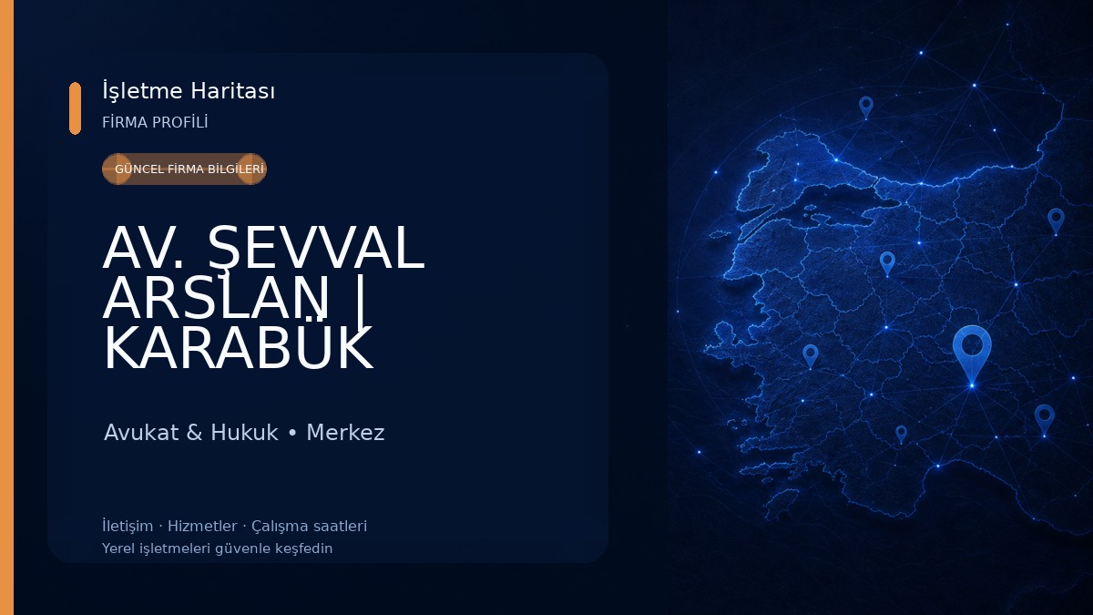 AV. ŞEVVAL ARSLAN | KARABÜK AVUKAT Avukat & Hukuk