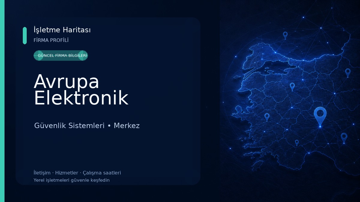 Avrupa Elektronik Güvenlik Sistemleri