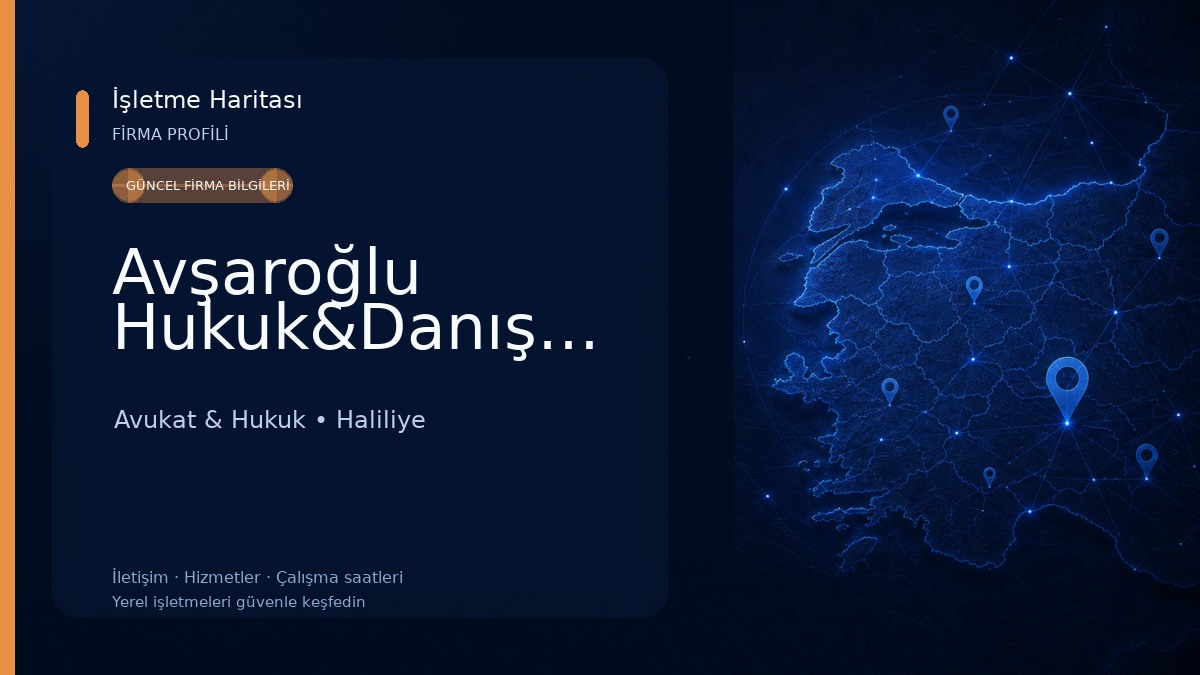 Avşaroğlu Hukuk&Danışmanlık