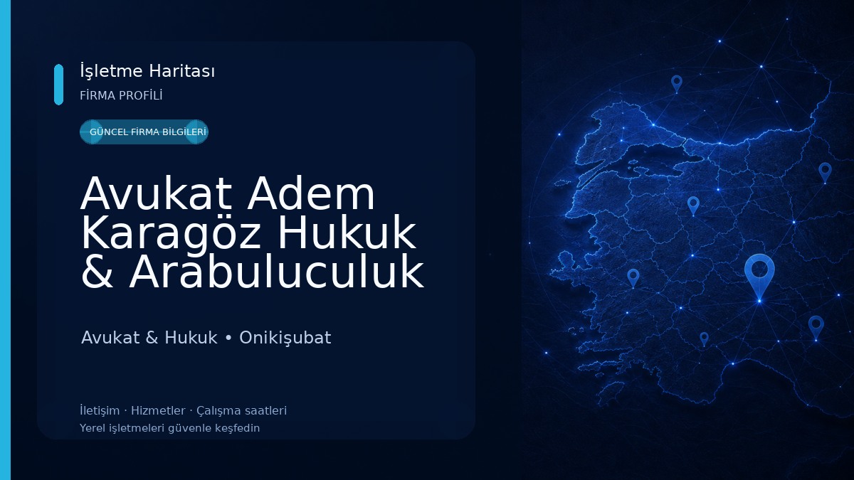 Avukat Adem Karagöz Hukuk & Arabuluculuk & Danışmanlık Bürosu