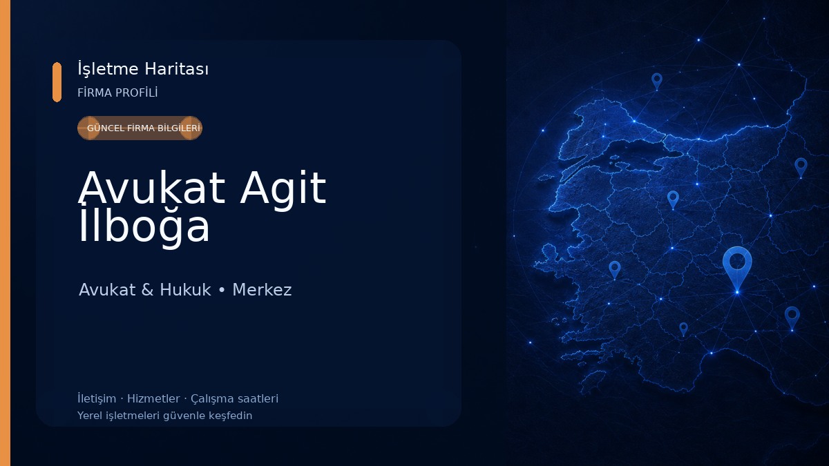 Avukat Agit İlboğa Avukat & Hukuk
