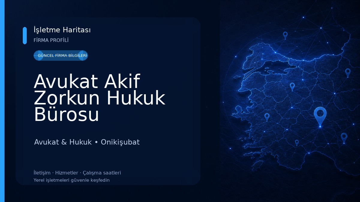 Avukat Akif Zorkun Hukuk Bürosu