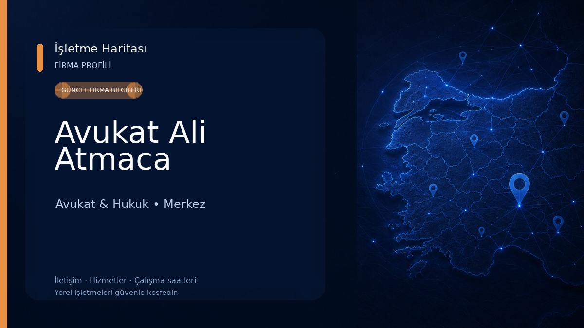Avukat Ali Atmaca