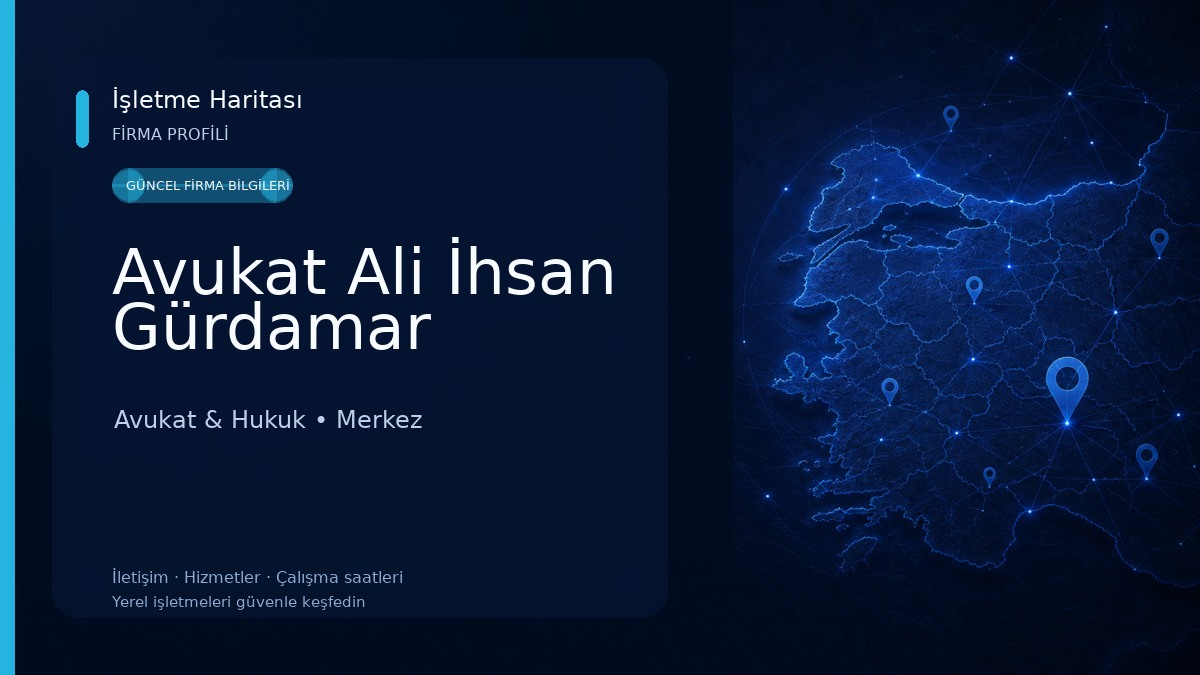 Avukat Ali İhsan Gürdamar Avukat & Hukuk
