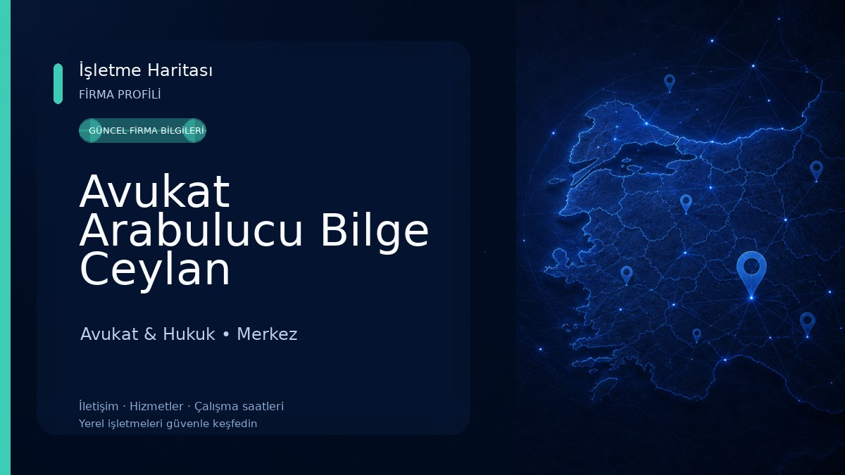 Avukat Arabulucu Bilge Ceylan Avukat & Hukuk