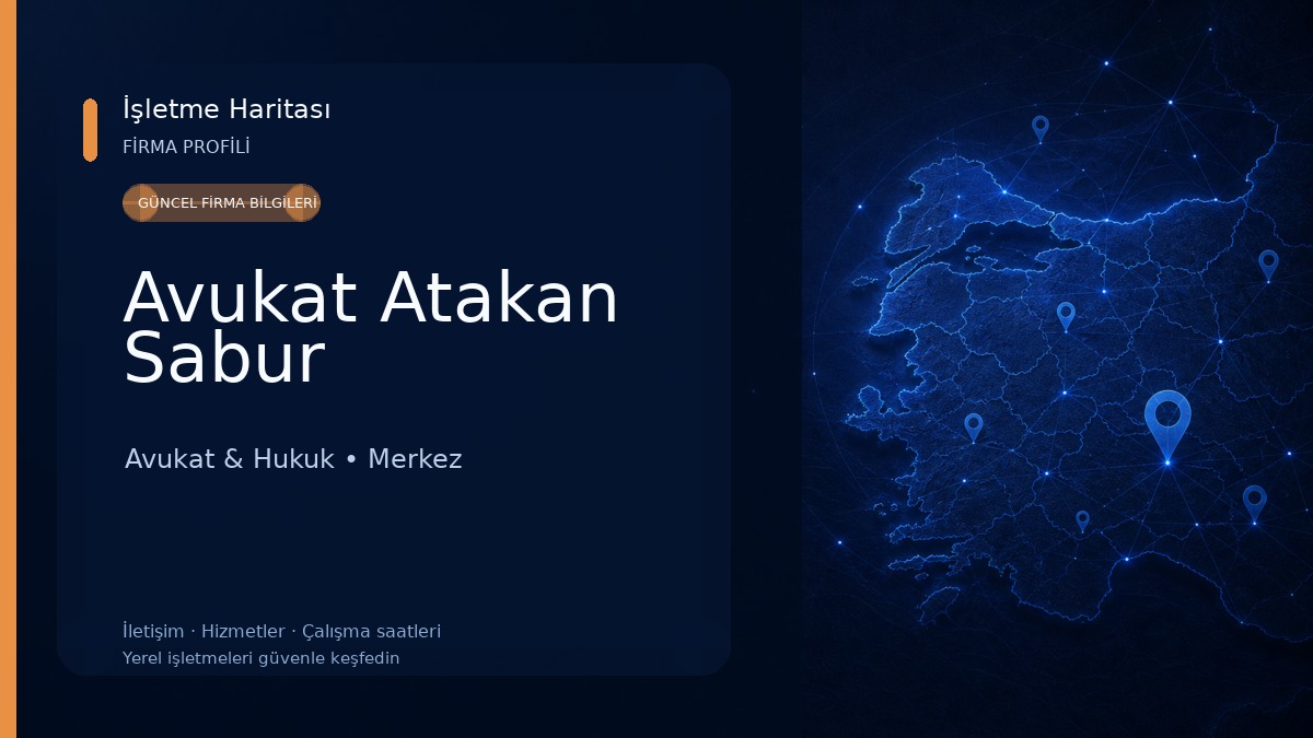 Avukat Atakan Sabur Avukat & Hukuk