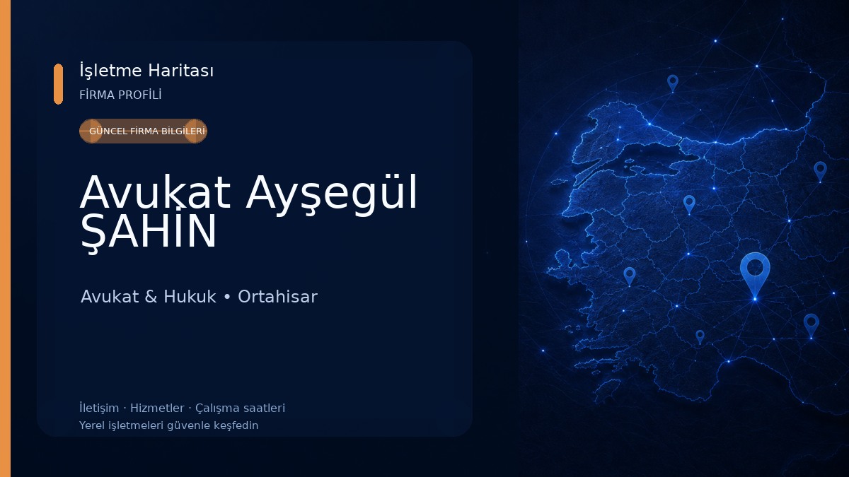 Avukat Ayşegül ŞAHİN Avukat & Hukuk