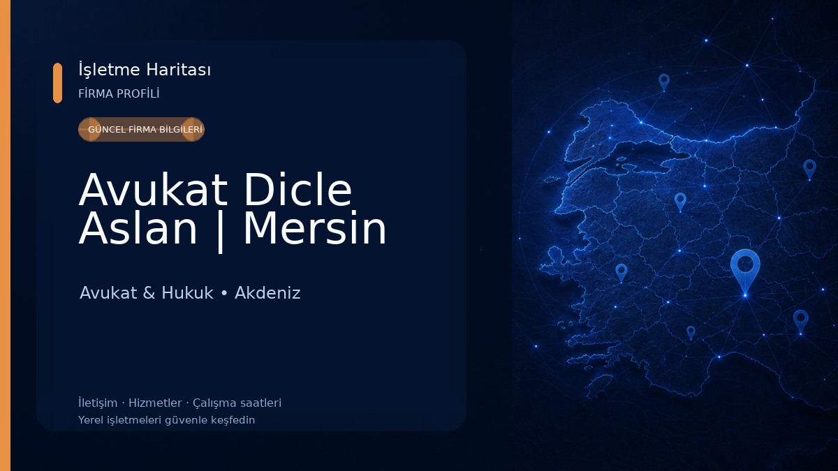 Avukat Dicle Aslan | Mersin Avukat & Hukuk