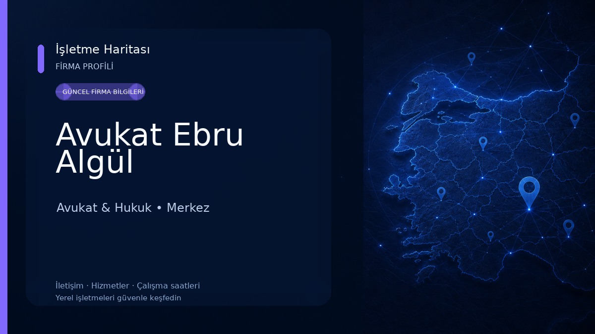 Avukat Ebru Algül
