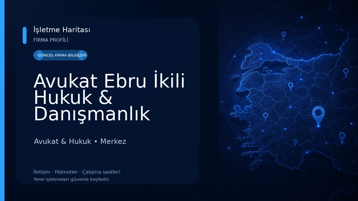 Avukat Ebru İkili Hukuk & Danışmanlık Avukat & Hukuk