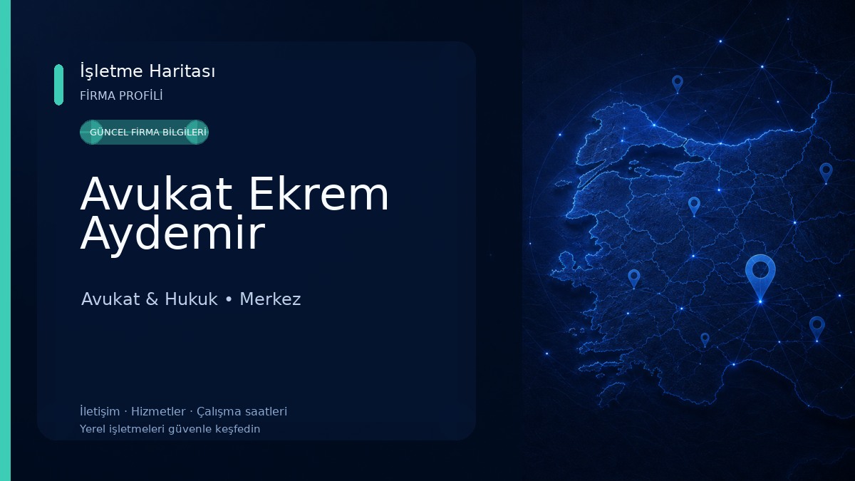 Avukat Ekrem Aydemir 