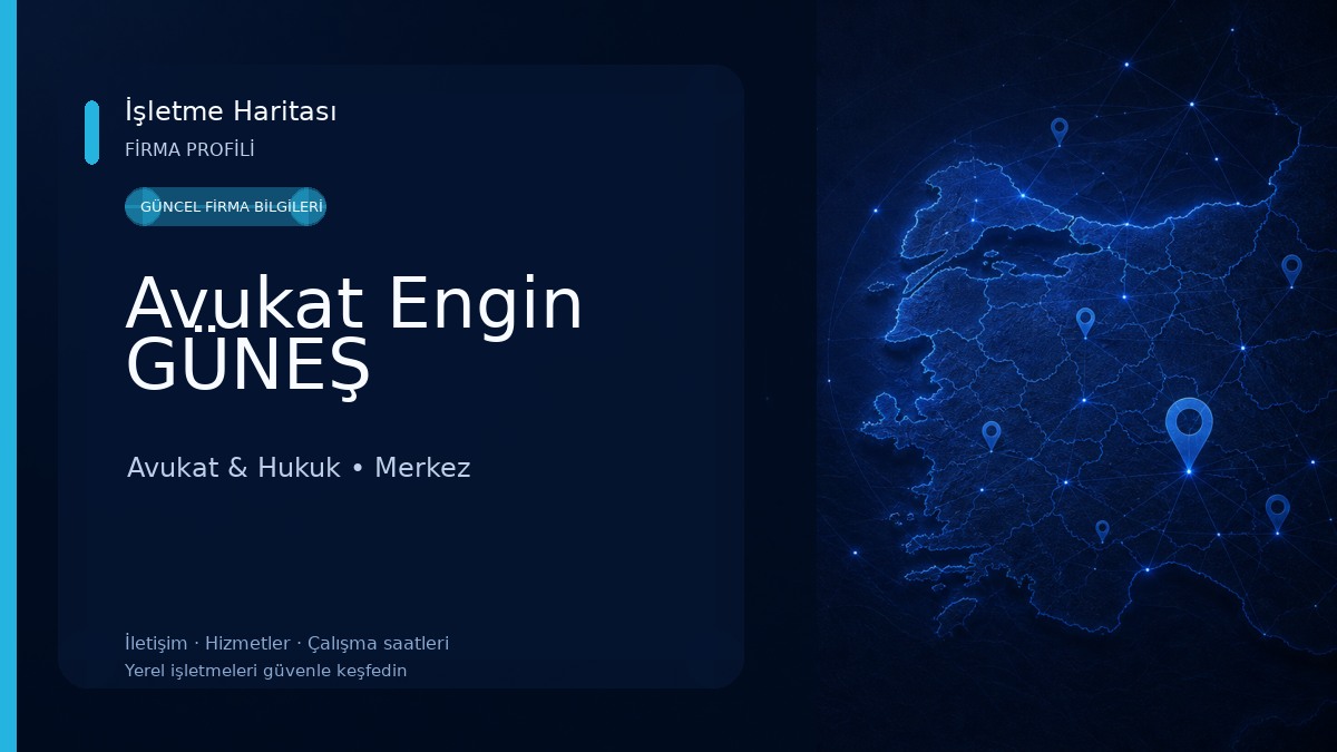 Avukat Engin GÜNEŞ