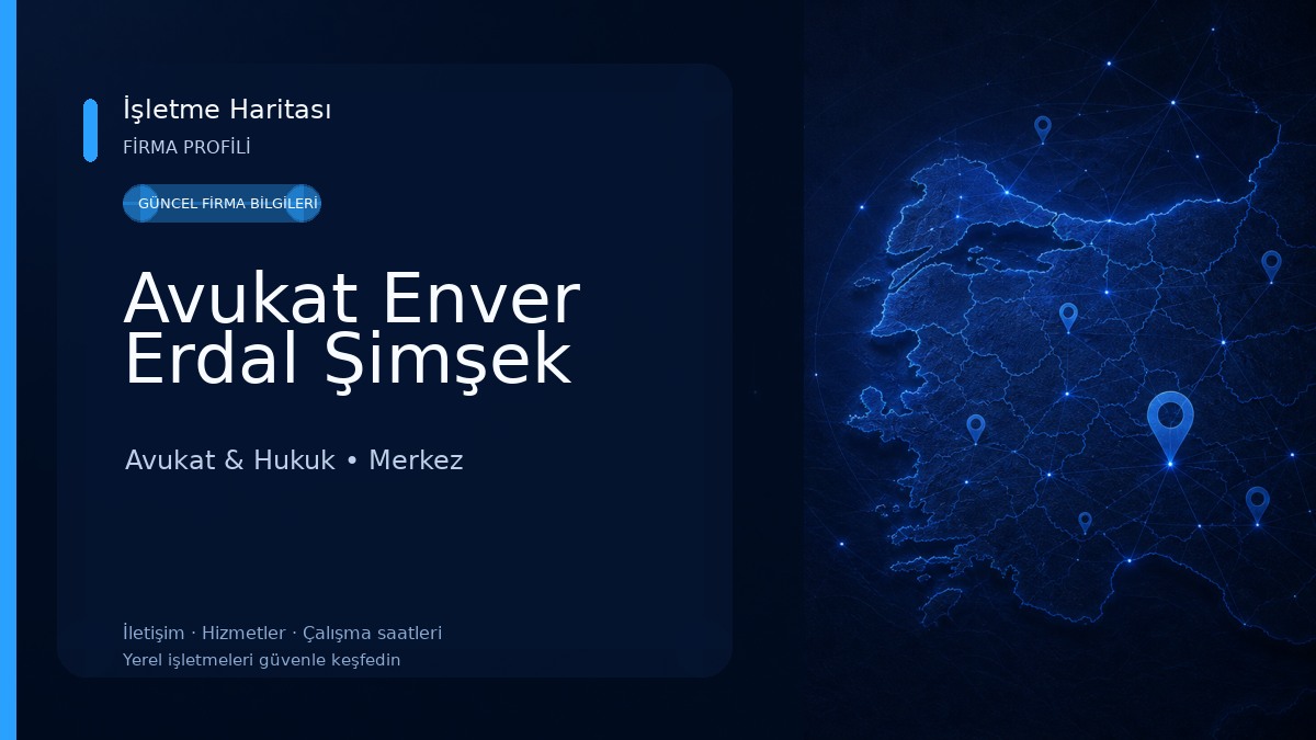 Avukat Enver Erdal Şimşek
