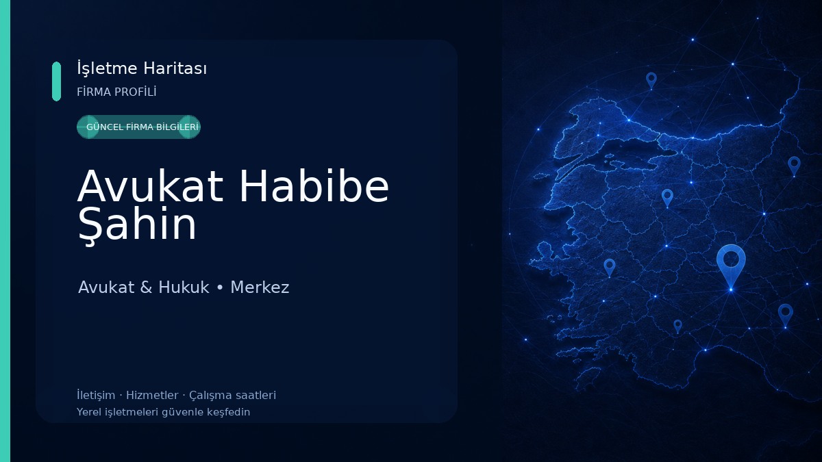 Avukat Habibe Şahin Avukat & Hukuk