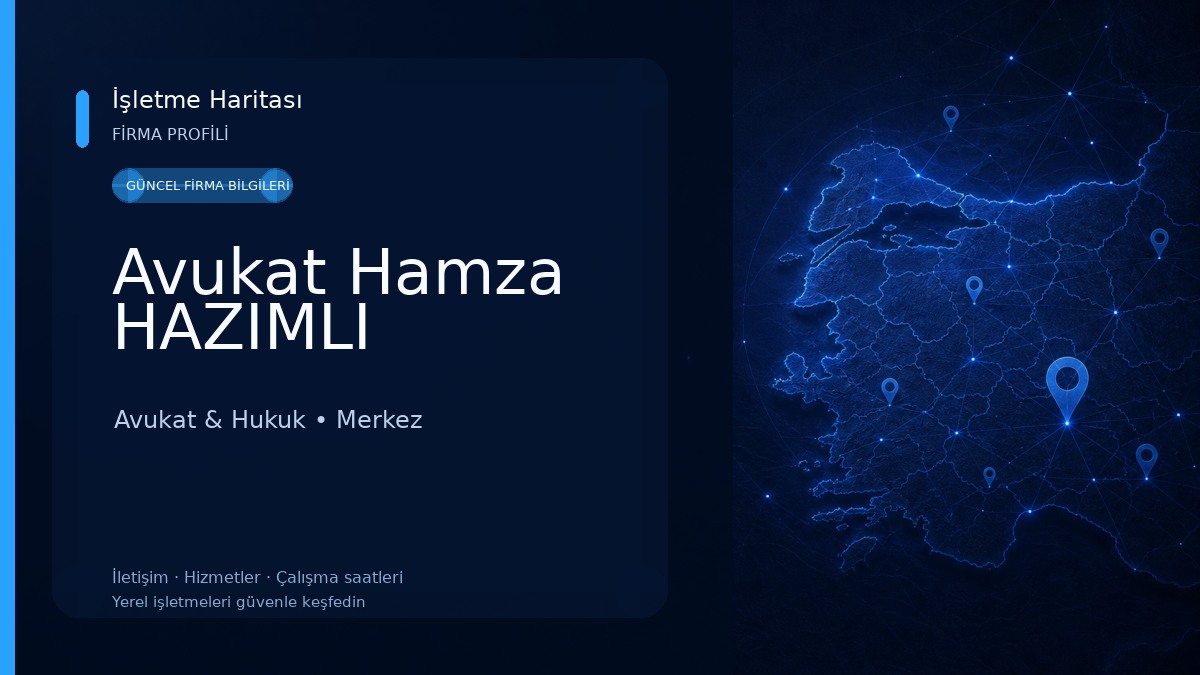 Avukat Hamza HAZIMLI