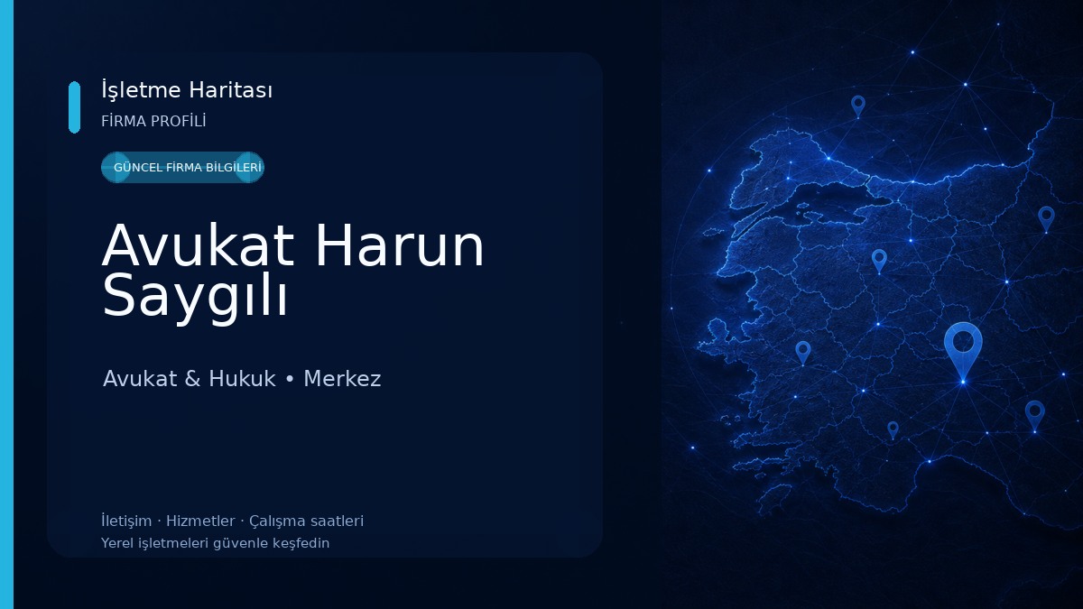 Avukat Harun Saygılı