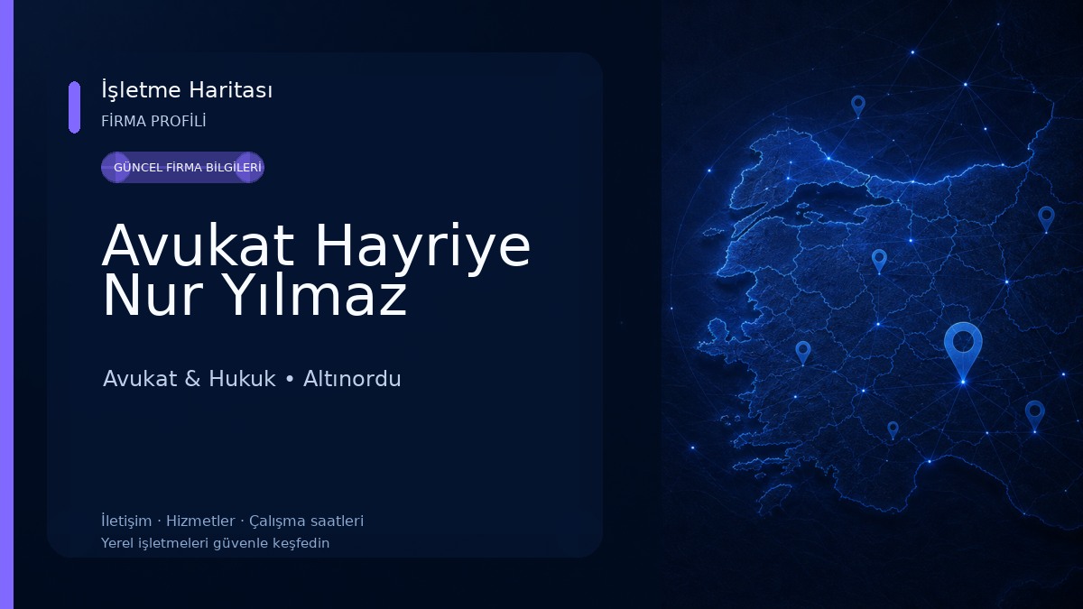 Avukat Hayriye Nur Yılmaz