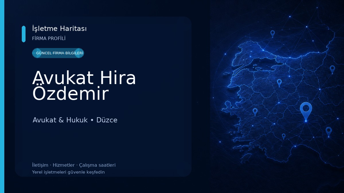Avukat Hira Özdemir