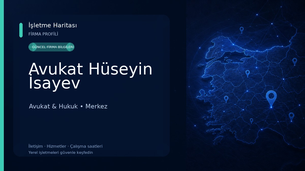 Avukat Hüseyin İsayev Avukat & Hukuk
