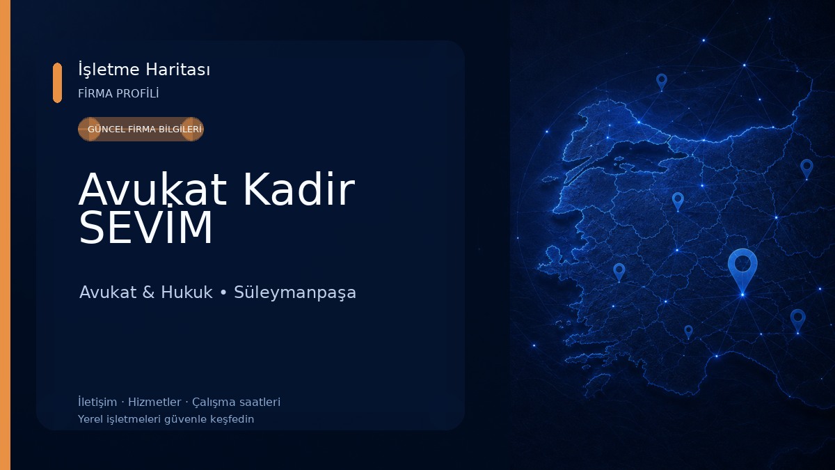 Avukat Kadir SEVİM Avukat & Hukuk