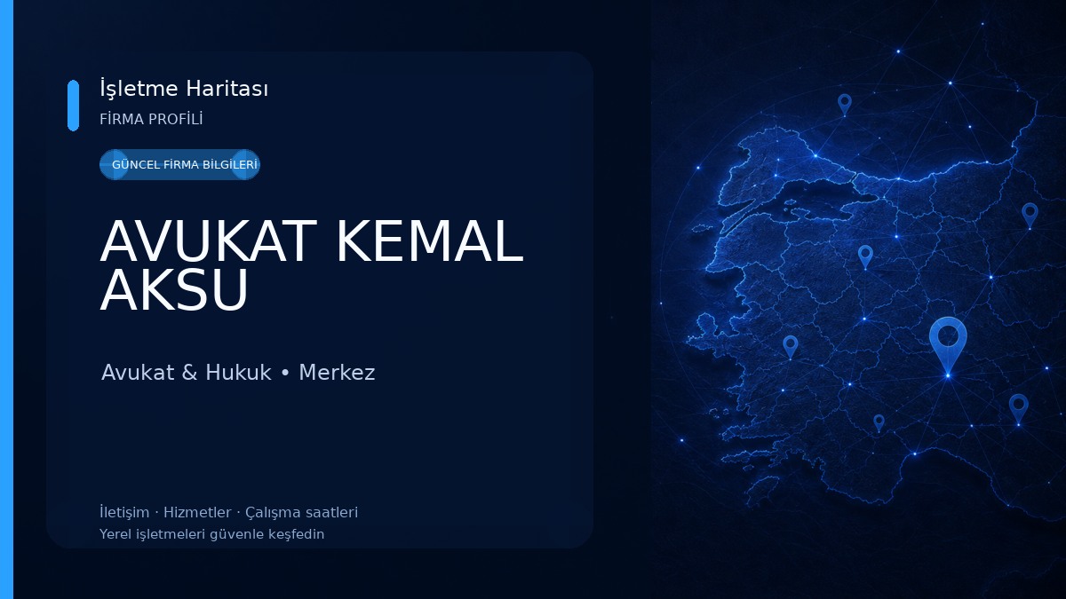 AVUKAT KEMAL AKSU Avukat & Hukuk