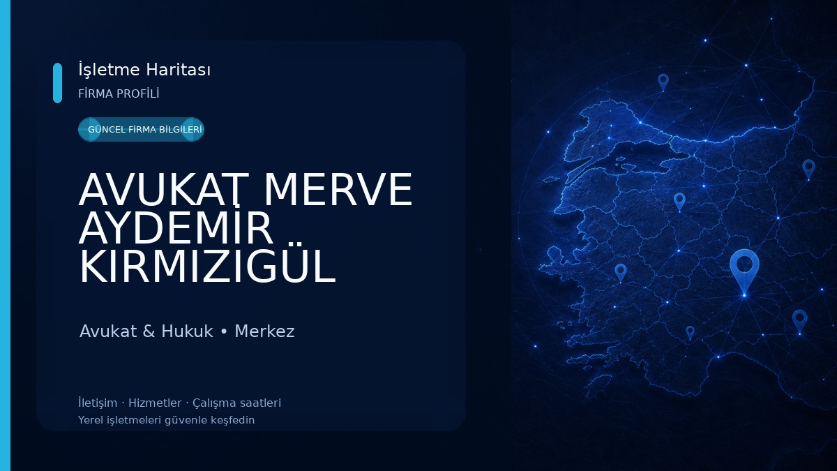 AVUKAT MERVE AYDEMİR KIRMIZIGÜL Hukuk&Danışmanlık- Isparta Avukat - Boşanma Avukatı- Ceza Avukatı- Miras Avukatı- İş Avukatı Avukat & Hukuk
