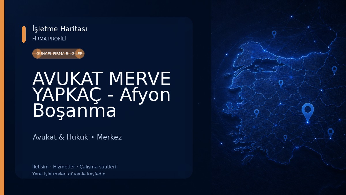 AVUKAT MERVE YAPKAÇ - Afyon Boşanma Avukatı- Afyon Ceza Avukatı- Afyon İcra Avukatı- Afyon Miras Avukatı- Afyon İş Avukatı Avukat & Hukuk