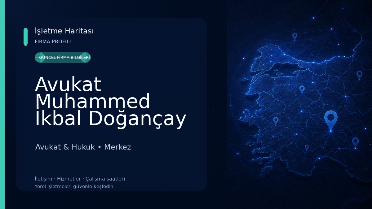 Avukat Muhammed İkbal Doğançay Avukat & Hukuk