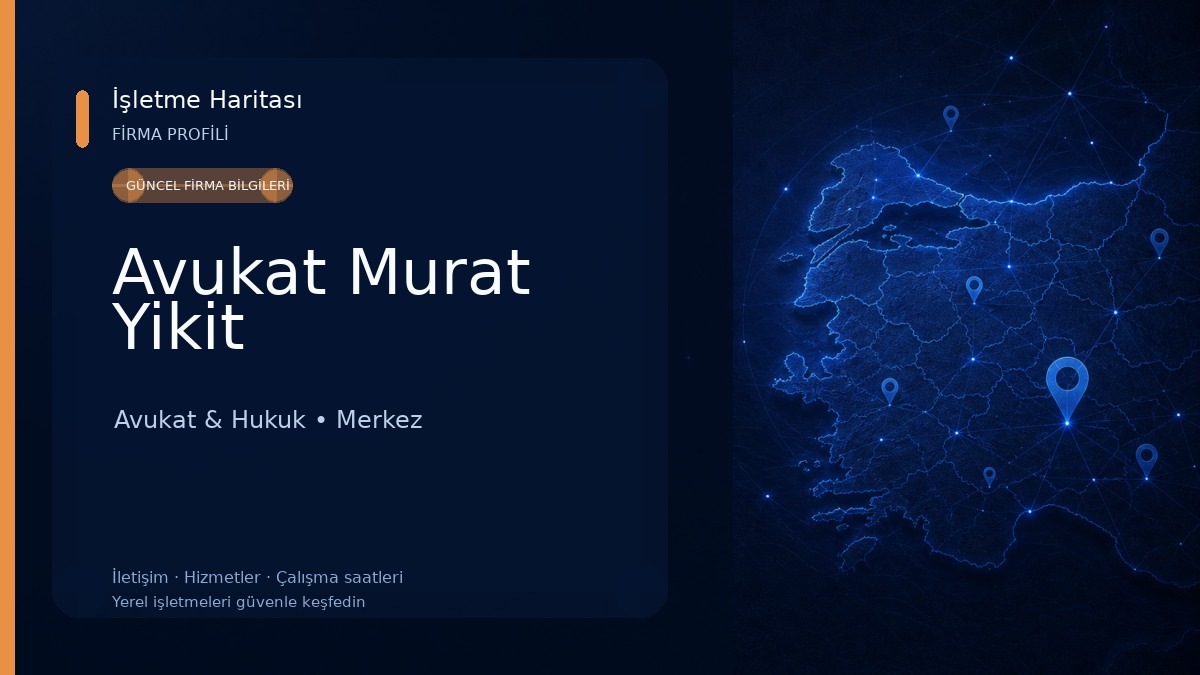 Avukat Murat Yikit Avukat & Hukuk