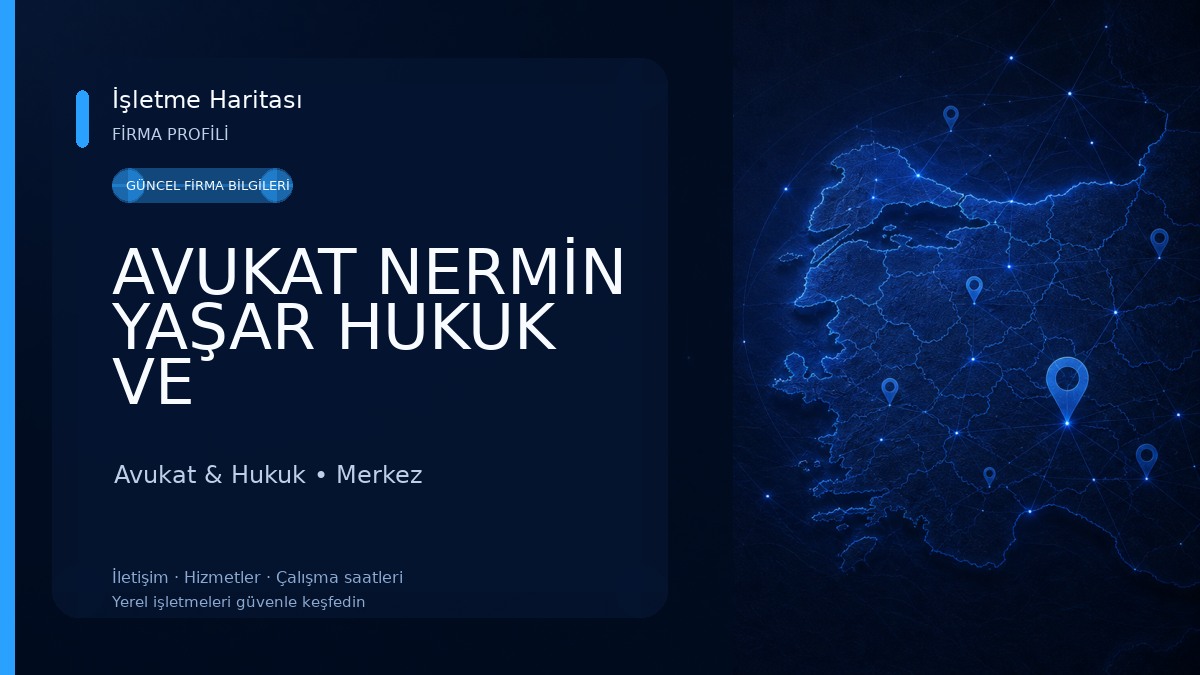 AVUKAT NERMİN YAŞAR HUKUK VE DANIŞMANLIK OFİSİ Avukat & Hukuk