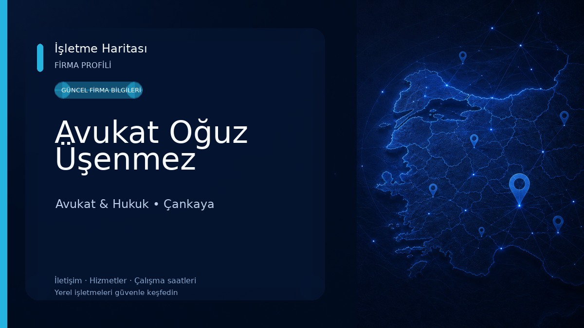Avukat Oğuz Üşenmez