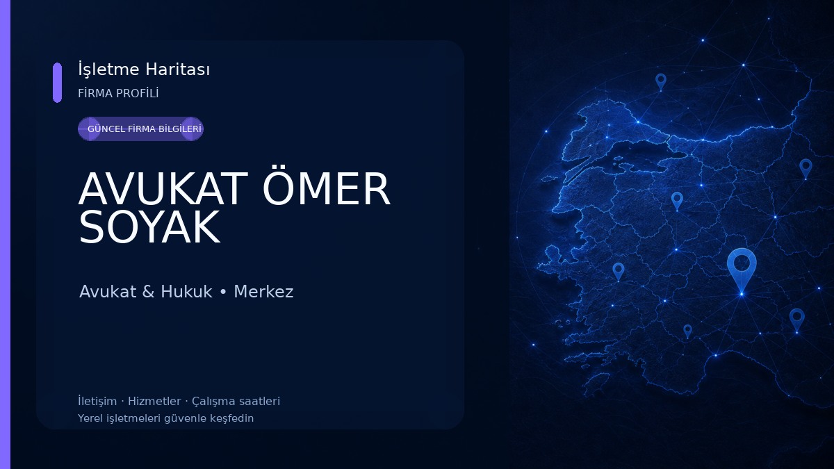 AVUKAT ÖMER SOYAK Avukat & Hukuk