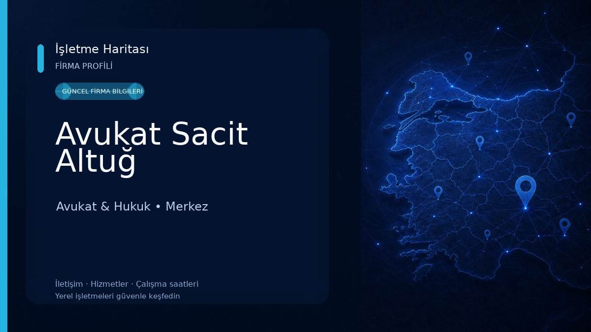 Avukat Sacit Altuğ Avukat & Hukuk