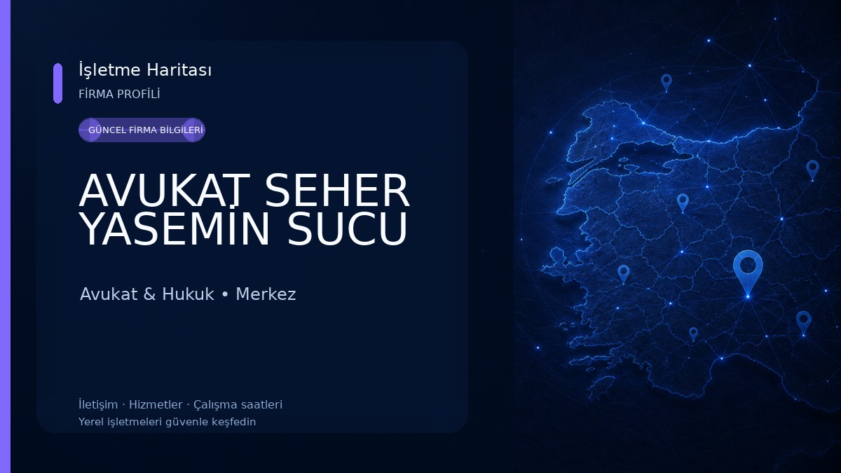 AVUKAT SEHER YASEMİN SUCU