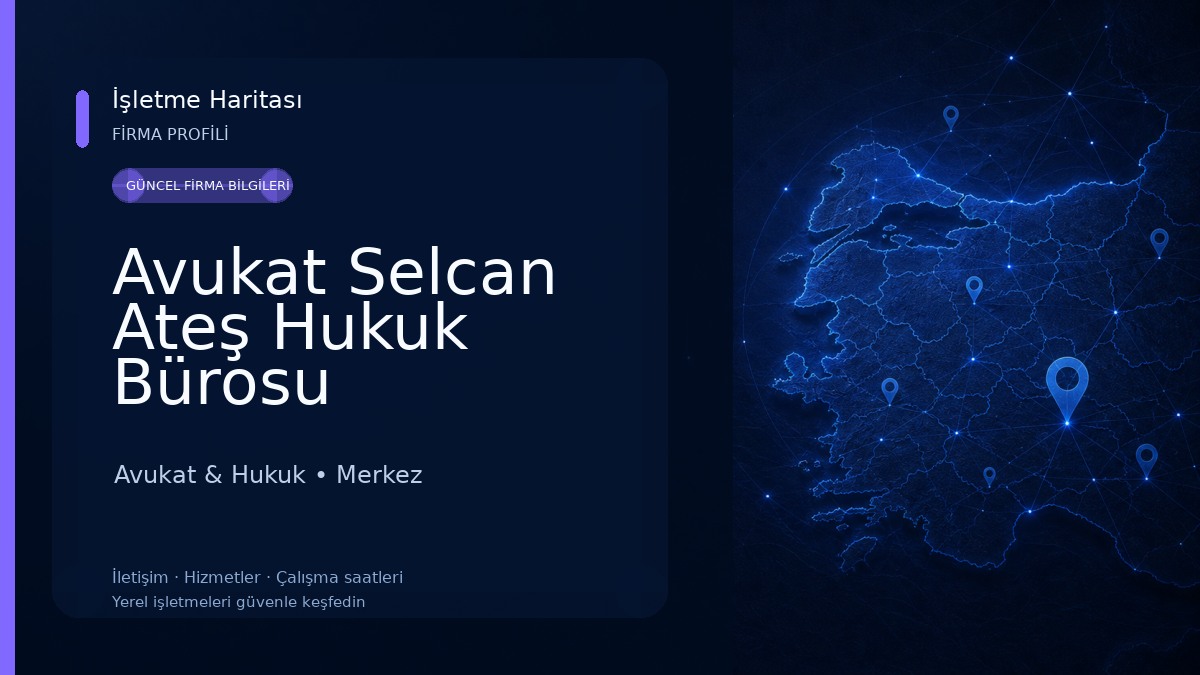 Avukat Selcan Ateş Hukuk Bürosu