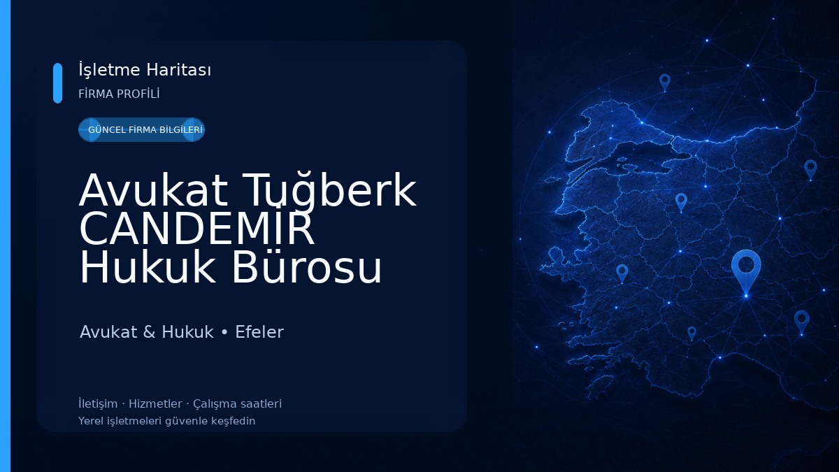 Avukat Tuğberk CANDEMİR Hukuk Bürosu Avukat & Hukuk