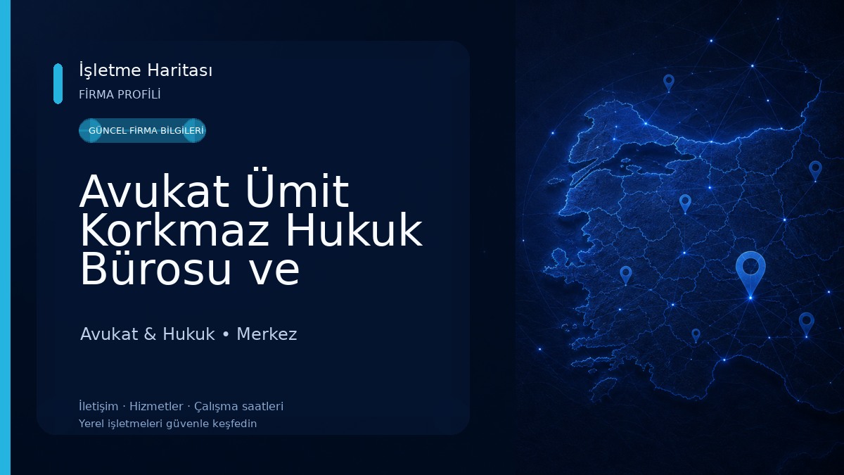 Avukat Ümit Korkmaz Hukuk Bürosu ve Arabuluculuk Kars Avukat & Hukuk