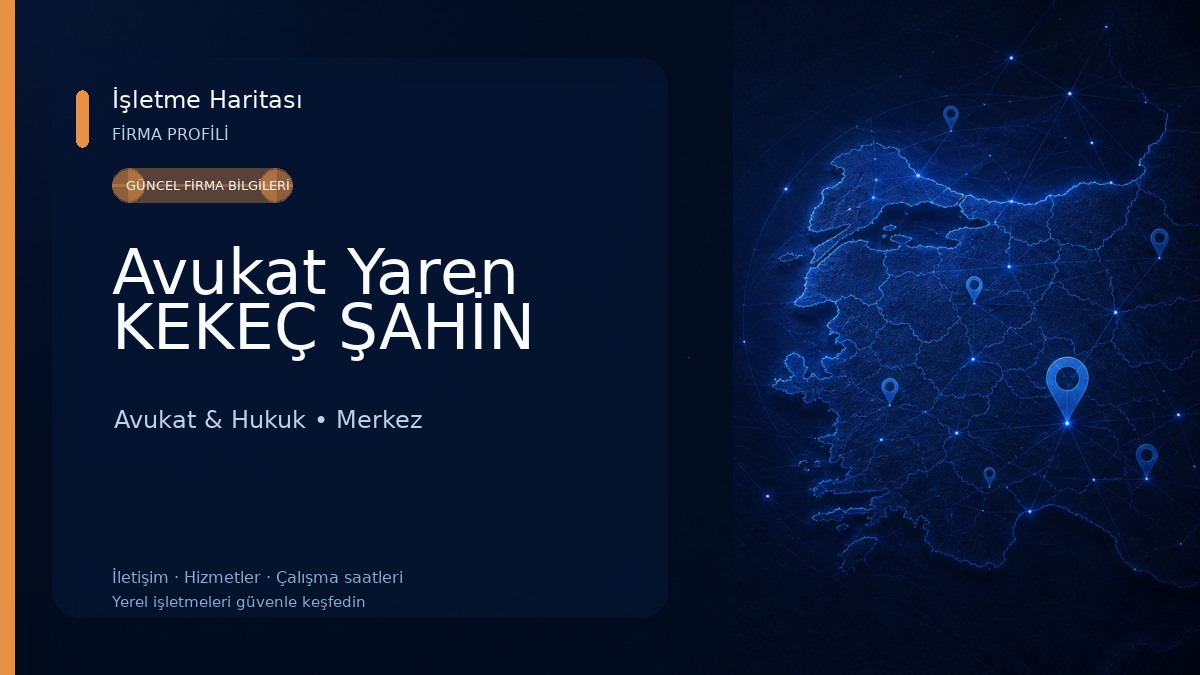 Avukat Yaren KEKEÇ ŞAHİN Avukat & Hukuk