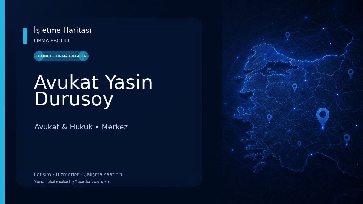 Avukat Yasin Durusoy Avukat & Hukuk