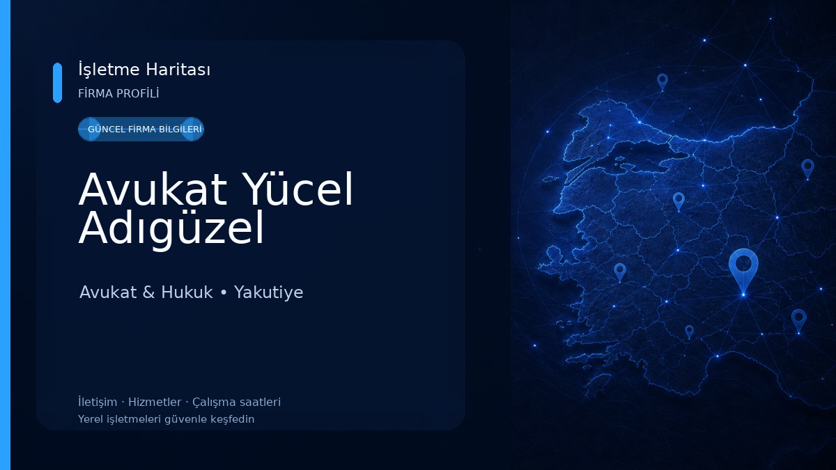 Avukat Yücel Adıgüzel Avukat & Hukuk