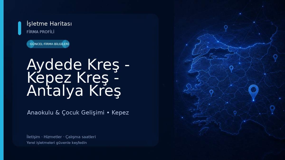 Aydede Kreş - Kepez Kreş - Antalya Kreş