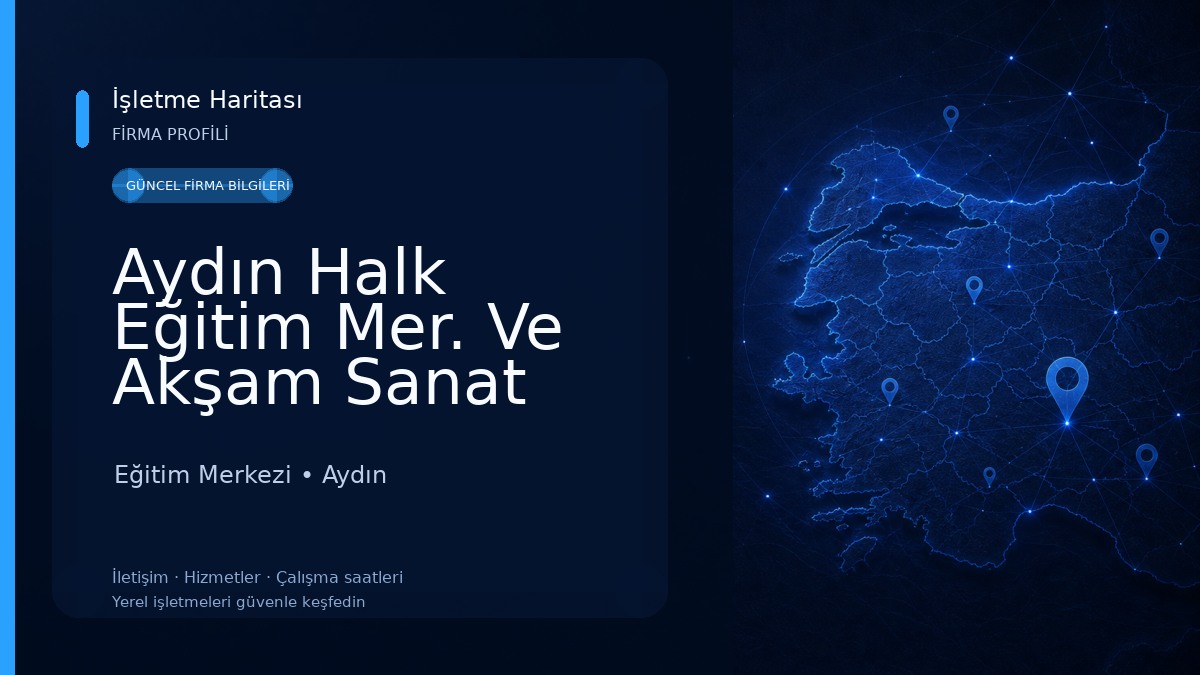 Aydın Halk Eğitim Mer. Ve Akşam Sanat Okulu Eğitim Merkezi