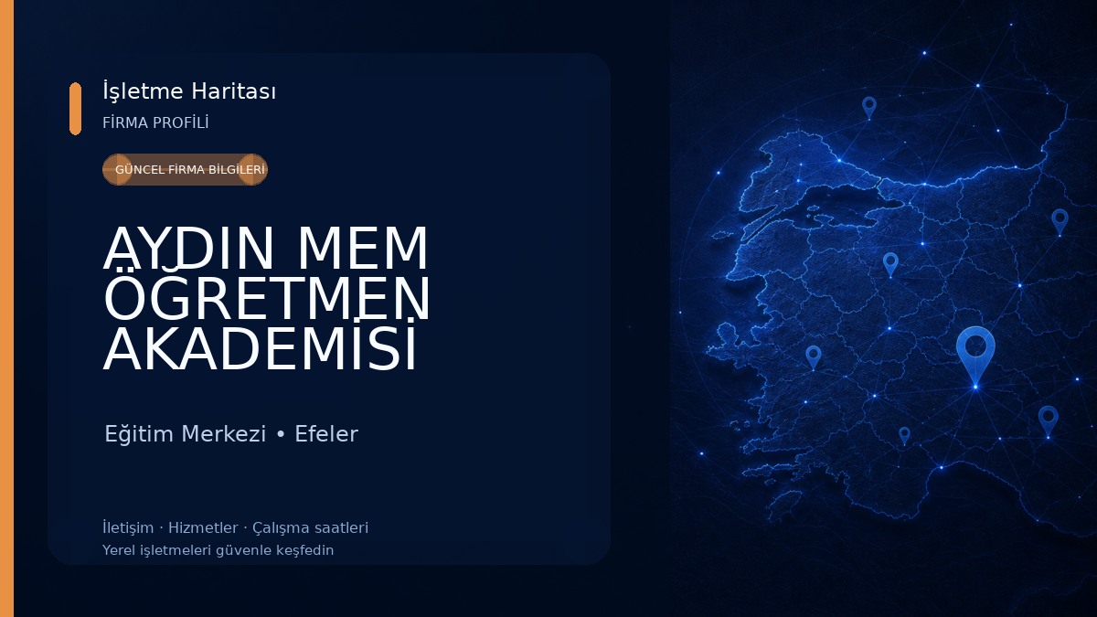 AYDIN MEM ÖĞRETMEN AKADEMİSİ Eğitim Merkezi