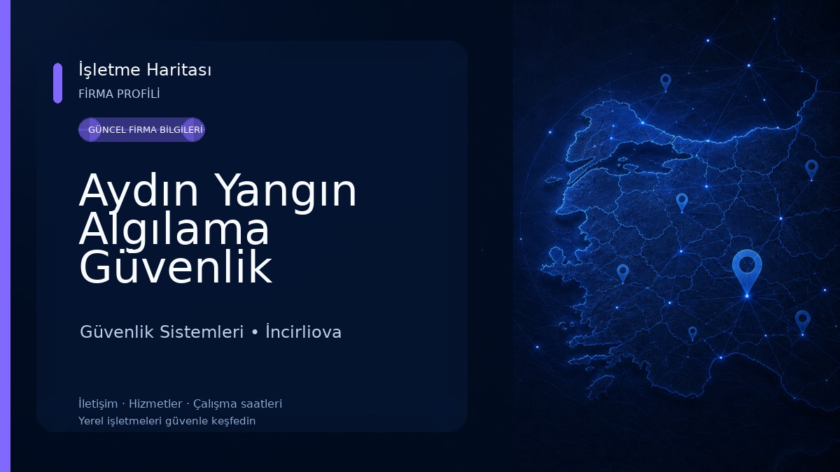 Aydın Yangın Algılama Güvenlik Sistemleri Güvenlik Sistemleri
