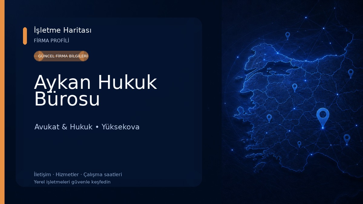 Aykan Hukuk Bürosu Avukat & Hukuk