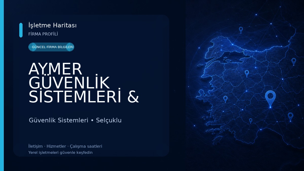 AYMER GÜVENLİK SİSTEMLERİ & BEKMEZCİLER Güvenlik Sistemleri