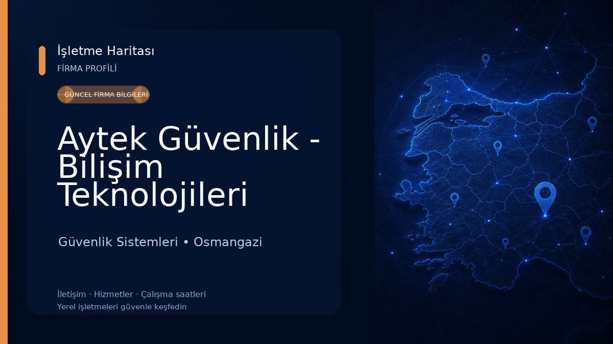Aytek Güvenlik - Bilişim Teknolojileri Güvenlik Sistemleri