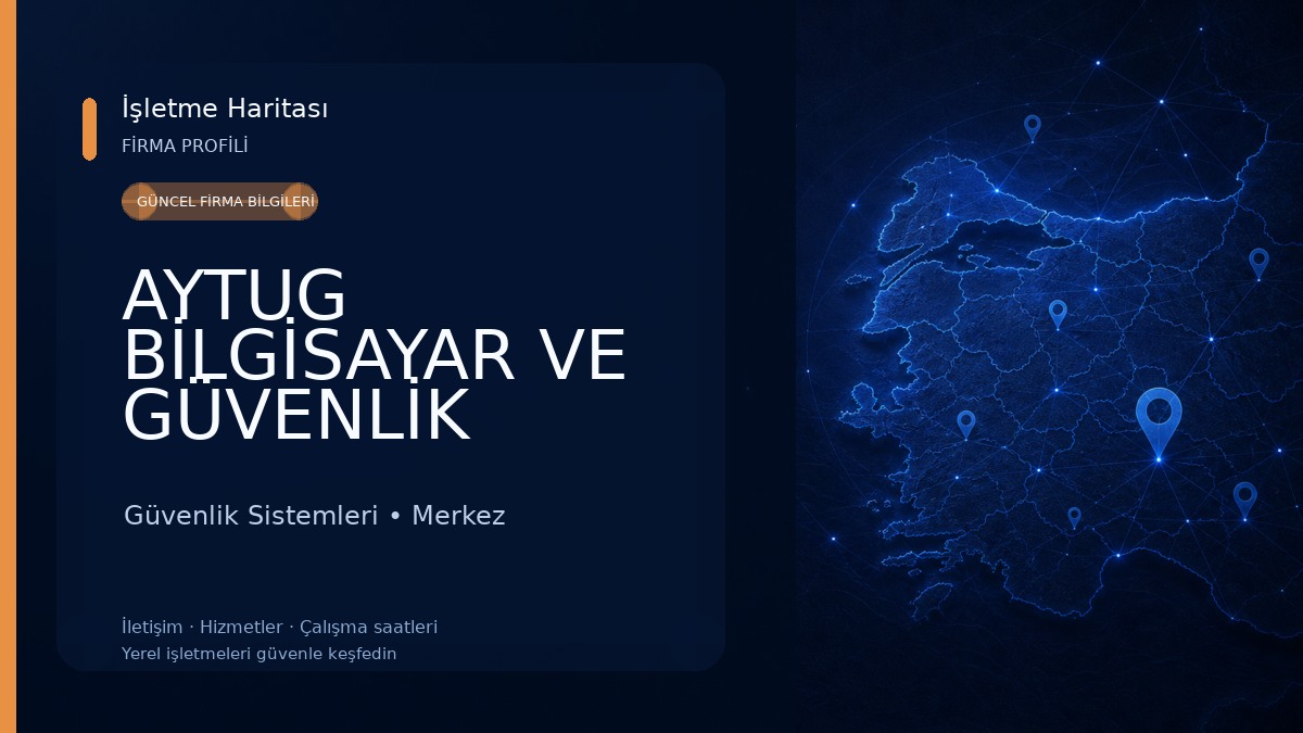 AYTUG BİLGİSAYAR VE GÜVENLİK Güvenlik Sistemleri