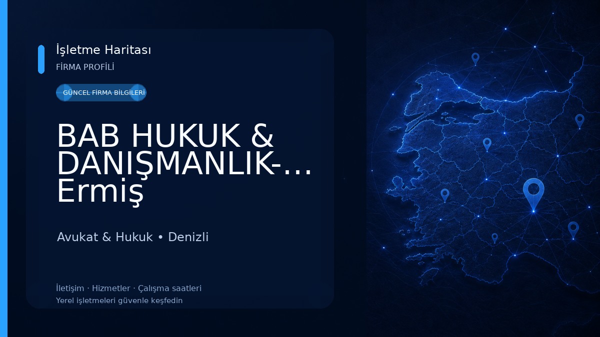 BAB HUKUK & DANIŞMANLIK-Av.Ömer Ermiş Avukat & Hukuk
