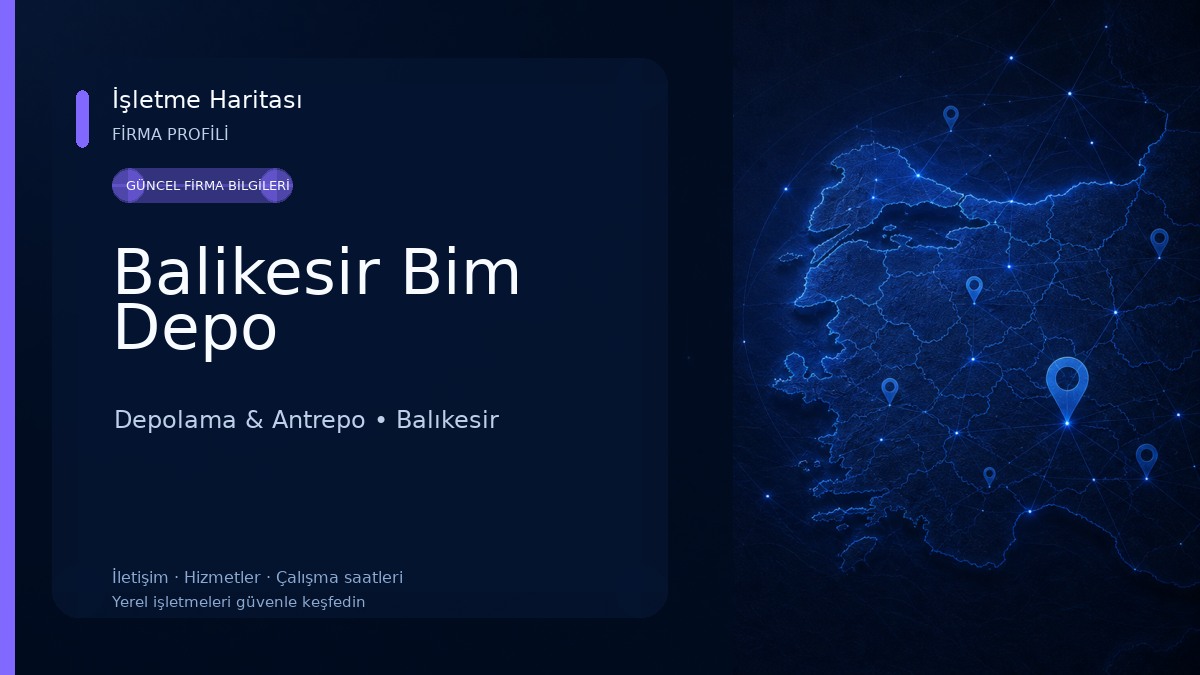 Balikesir Bim Depo Depolama & Antrepo